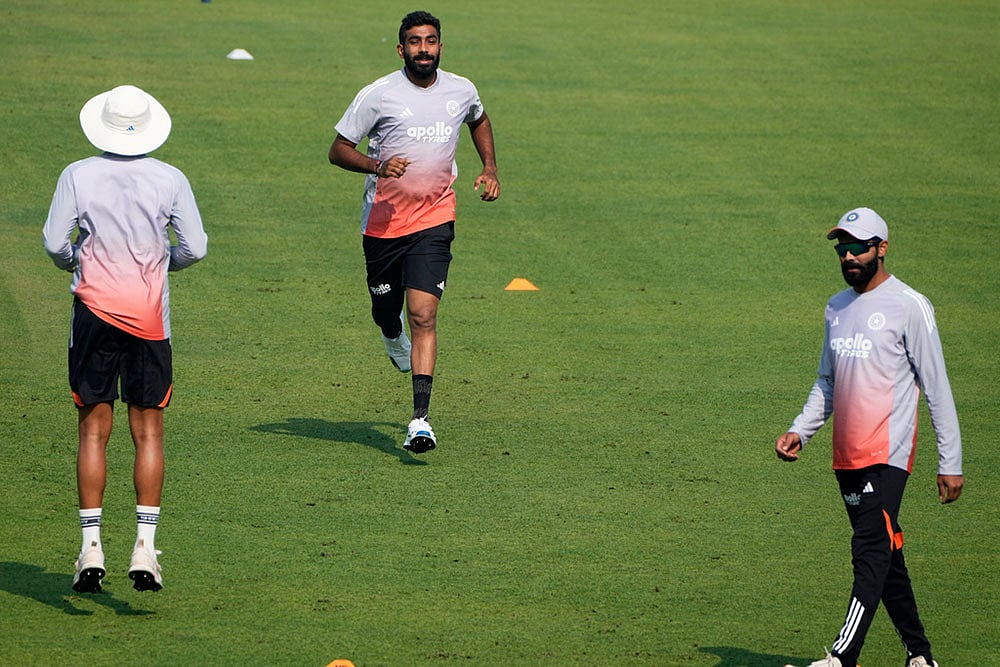 Training session ahead of South Africa vs India Test Jasprit Bumrah