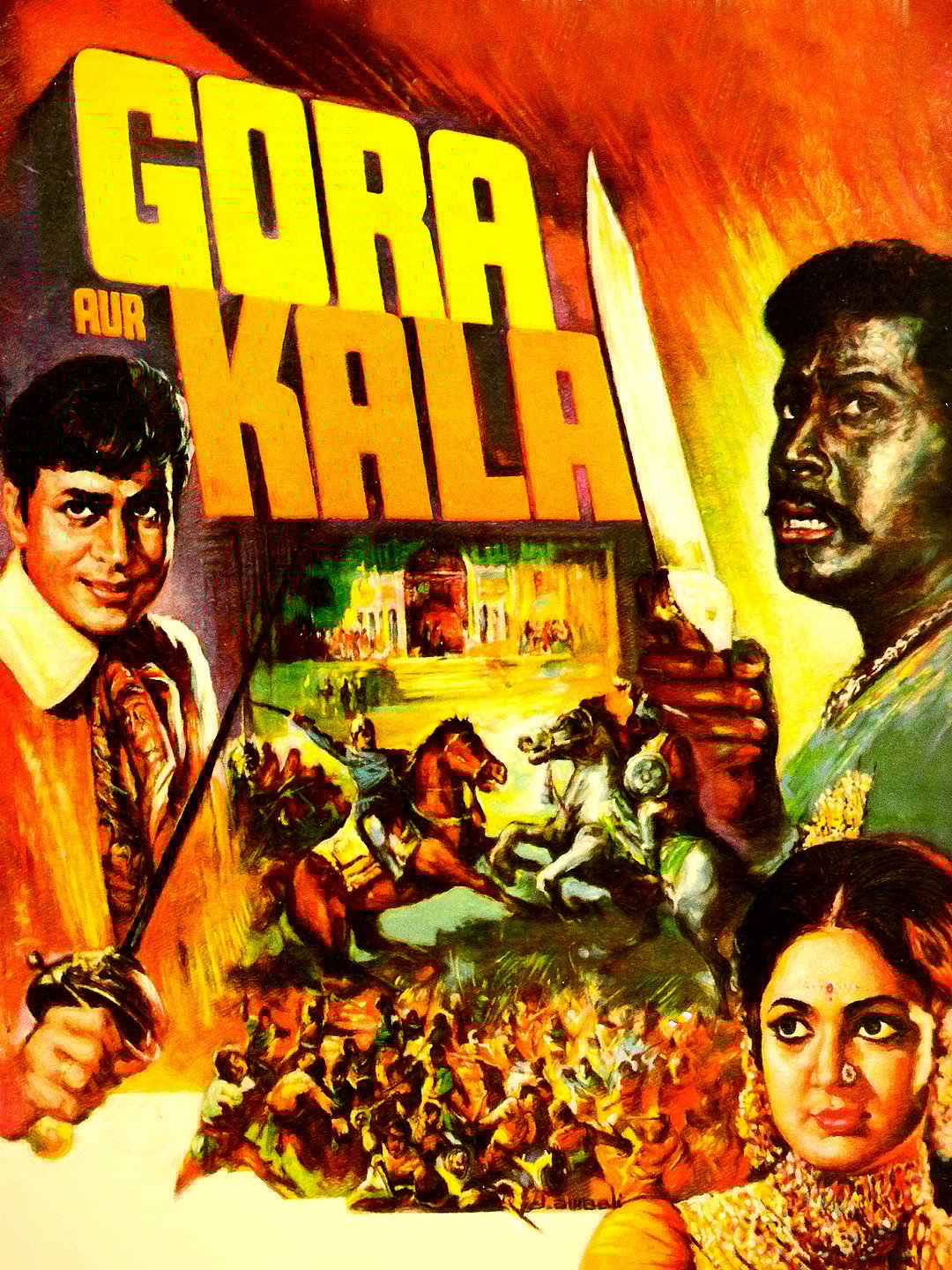 Poster of Gora Aur Kala (1972)