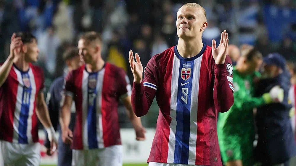 | Photo: AP/Sergei Grits : FIFA World Cup 2026 European Qualifiers: Estonia vs Norway