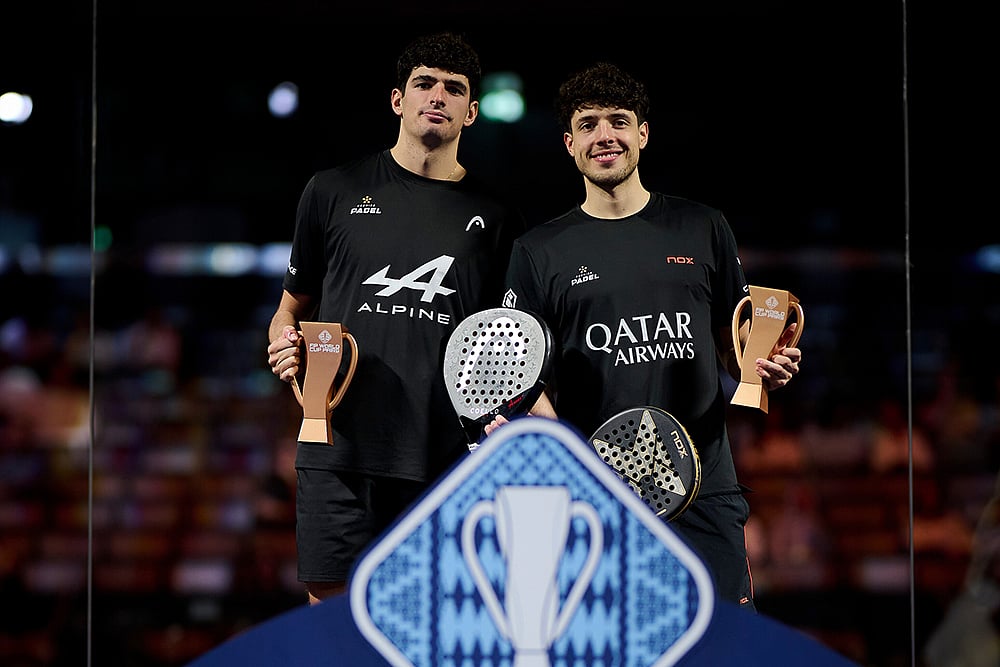 Premier Padel 2025 FIP World Cup Pairs Kuwait-Arturo Coello and Agustin Tapia