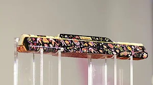 Special Arrangement : Designed by Indian visual artist Aaquib Wani, the three-faceted baton reflects India’s diverse culture and natural heritage.