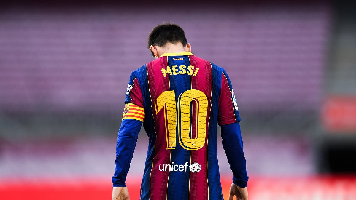 Lionel Messi during his time at Barcelona - null