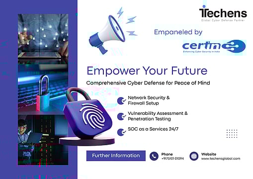 TechensGlobal Achieves CERT-In Empanelment; Strengthens India’s Cyber Defense Landscape