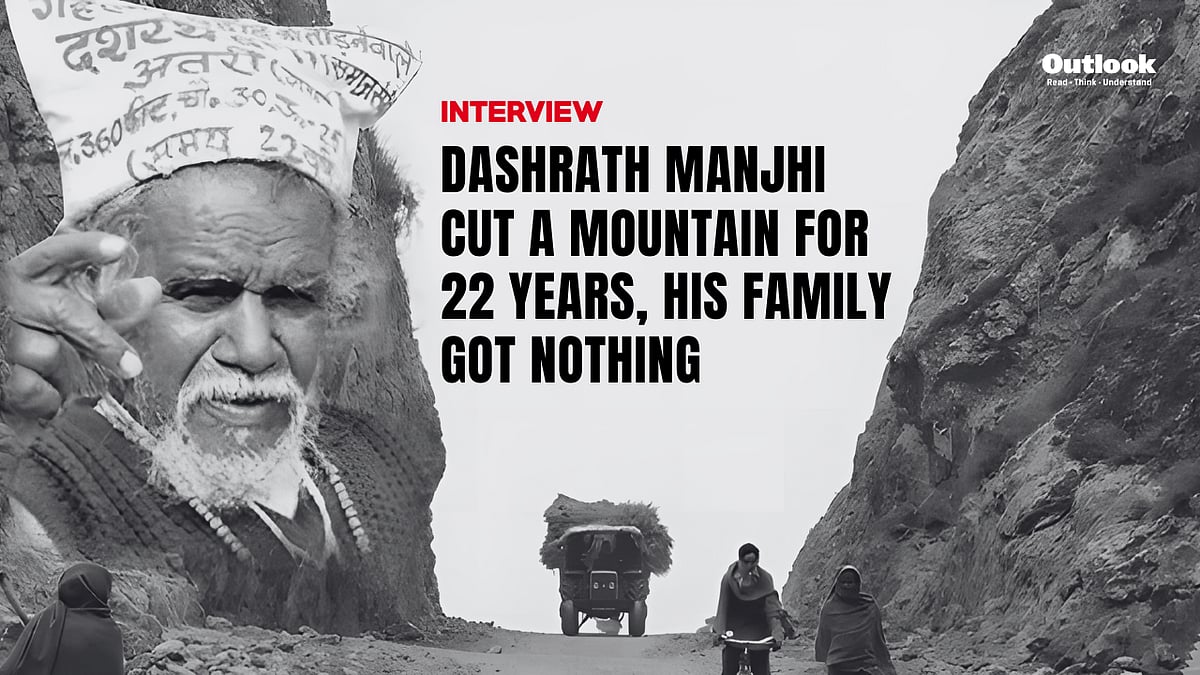 Dashrath Manjhi spent 22 years carving a path through a mountain