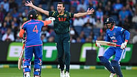 Ashes 2025: Will Hazlewood Play For Australia? Fitness Update Issued For Injury-Hit Pacer | Photo: AAP/James Ross via AP : Australia's Josh Hazlewood appeals unsuccessfully for the wicket of India's Shubman Gill their T20 cricket match in Melbourne, on Friday, October 31, 2025.