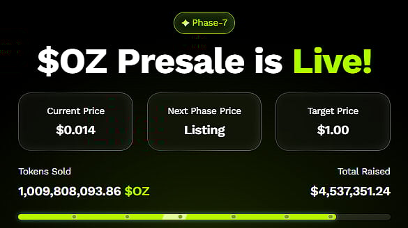 Ozak AI presale 