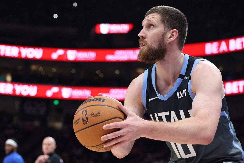 NBA basketball Utah Jazz Vs Indiana Pacers-Svi Mykhailiuk