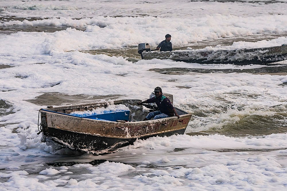 Yamuna water pollution in Delhi