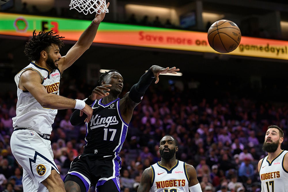 NBA basketball Sacramento Kings Vs Denver Nuggets-Dennis Schröder