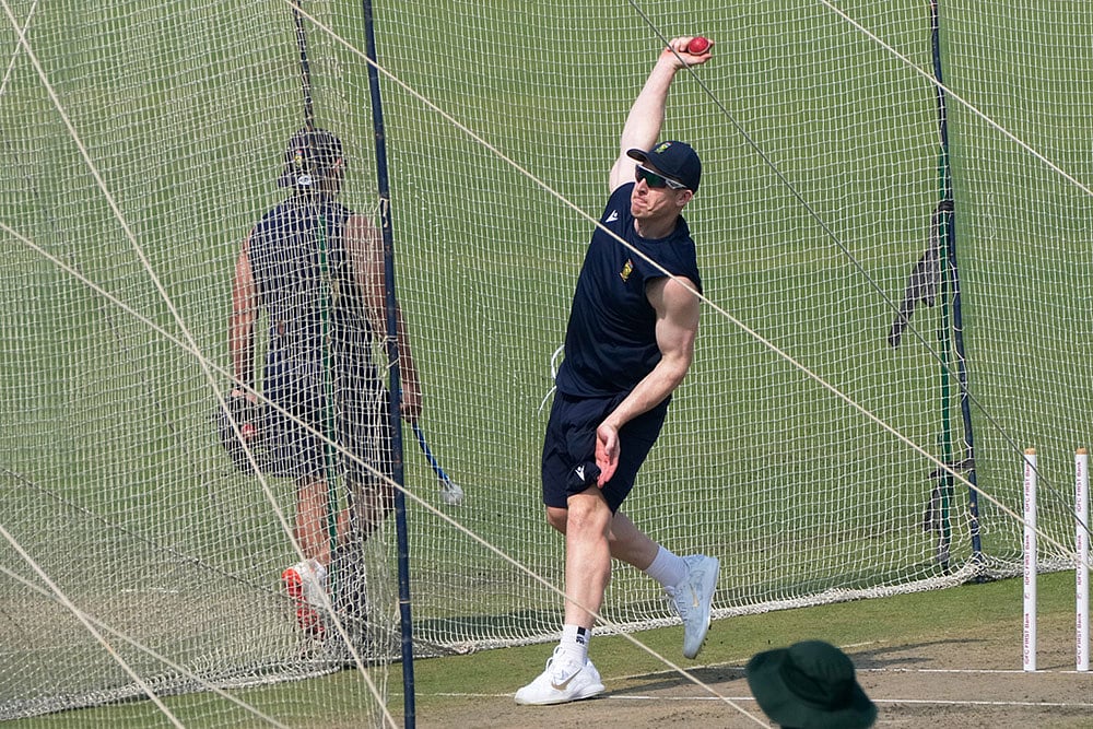 IND Vs SA Cricket, South African team training-Simon Harmer
