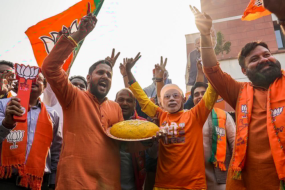 2025 Bihar Election Results bjp celebration in delhi