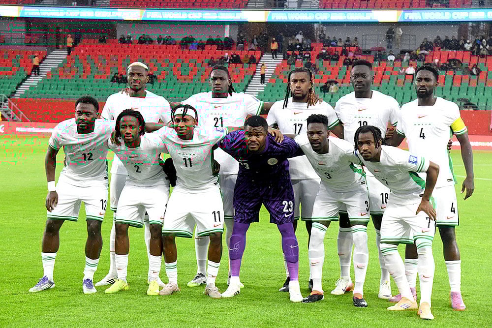 Nigeria vs Gabon FIFA World Cup CAF Qualifiers-Nigerias team