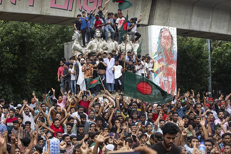 Political unrest in Bangladesh against Sheikh Hasina