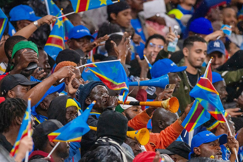 Congo vs Cameroon FIFA World Cup CAF Qualifiers-Congo supporters 
