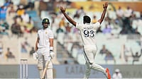 India Vs South Africa, 1st Test: Bumrah Dismisses Proteas’ Openers Markram And Rickelton - Watch (AP Photo/Aijaz Rahi) : India's Jasprit Bumrah celebrates the dismissal of South Africa's Aiden Markram, left, on the first day of the first cricket test match between India and South Africa in Kolkata, India, Friday, Nov. 14, 2025.