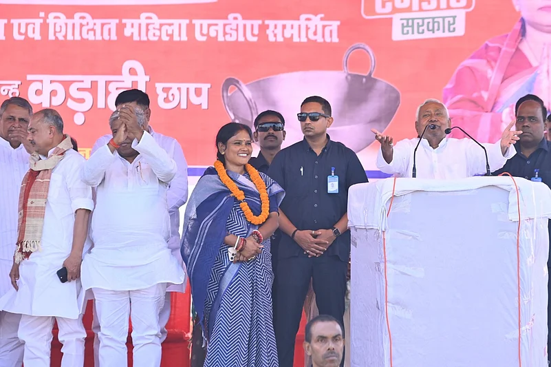 Deepa Kumari during campaigning