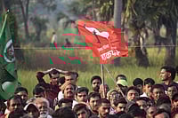 Facebook : The CPI(ML) Liberation was ahead in seven seats, while the CPI(M) led in two constituencies.