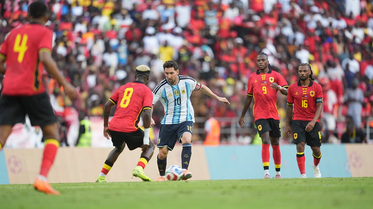 Argentina Vs Angola Highlights, International Friendly: Lionel Messi in action during the match.  - Photo: X/Seleccion Argentina