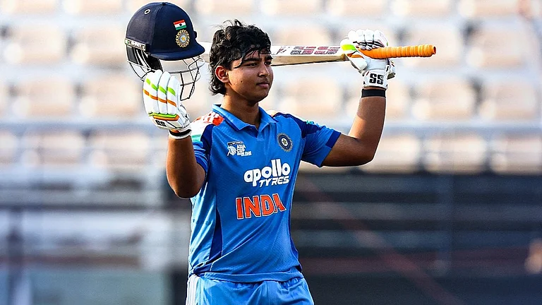 Vaibhav Suryavanshi Smashes 32-Ball Century In Rising Stars Asia Cup 2025 Against UAE - X/ BCCI