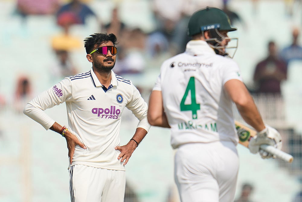 India Vs South Africa 1st Test Cricket Day 1- Axar Patel