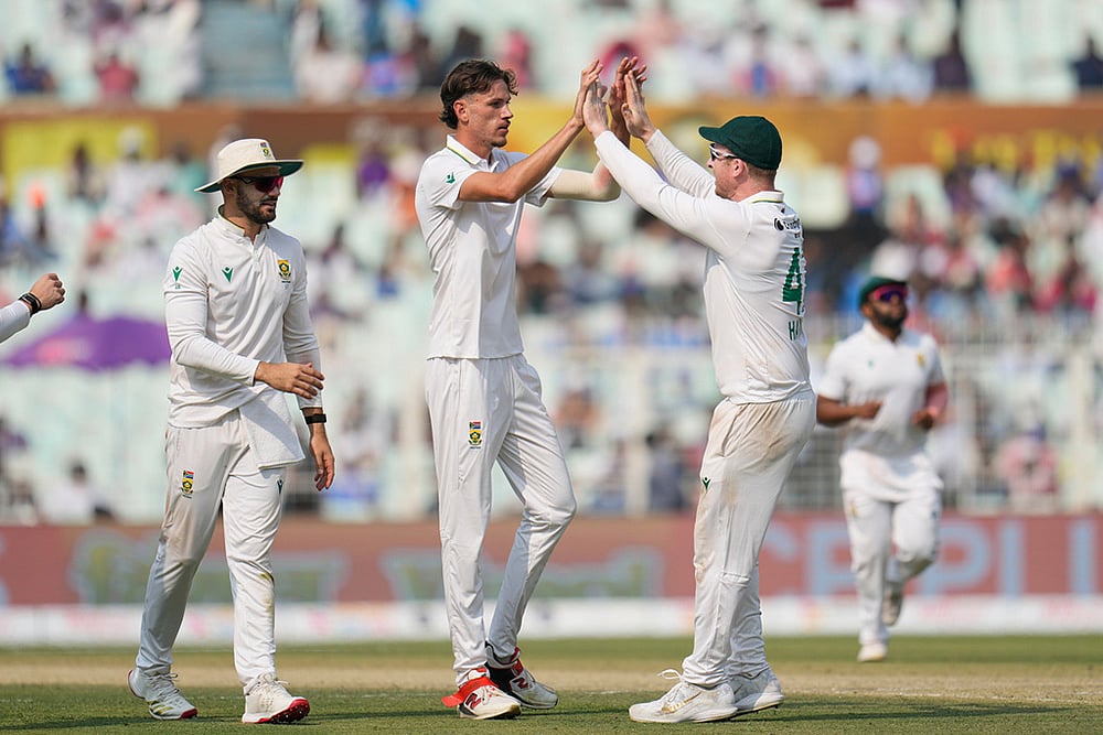 India Vs South Africa 1st Test Day 2 photos-Marco Jansen-12