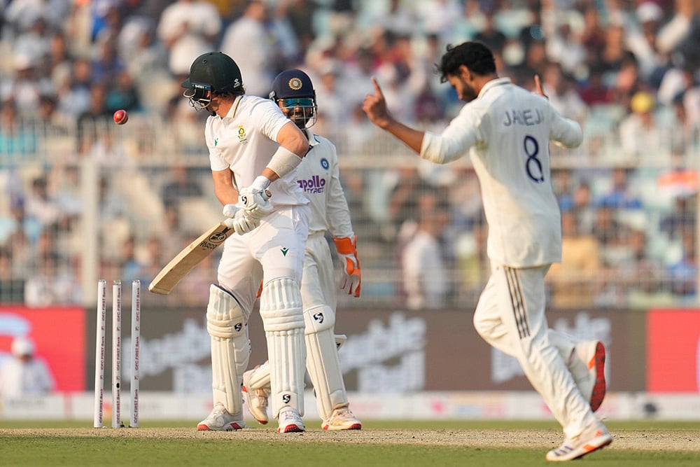 India Vs South Africa 1st Test Day 2 photos-Ravindra Jadeja