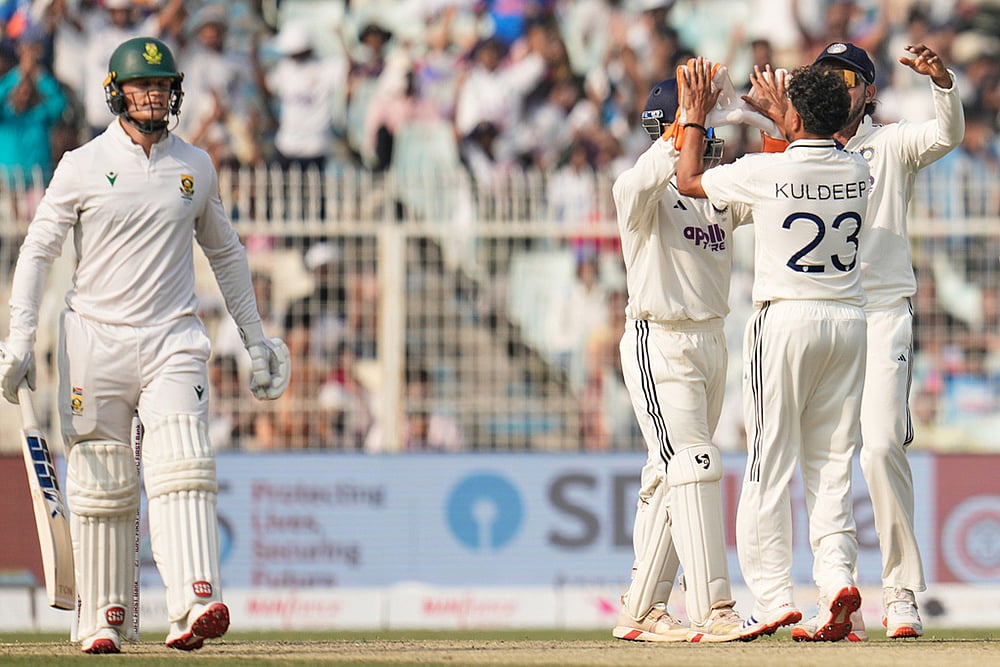 India Vs South Africa 1st Test Day 2 photos-Kuldeep Yadav