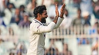 India Vs South Africa Live Cricket Score, 1st Test Day 2: Ravindra Jadeja Puts IND In Driving Seat|SA 65/5 (24.4) (AP Photo/Aijaz Rahi) : India's Ravindra Jadeja, celebrates the dismissal of South Africa's Aiden Markram on the second day of the first cricket test match between India and South Africa in Kolkata, India, Saturday, Nov. 15, 2025.