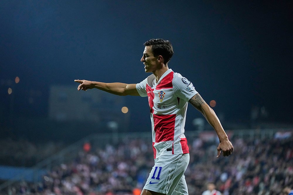 Croatia vs Faroe Islands World Cup Soccer European Qualifiers-Petar Musa