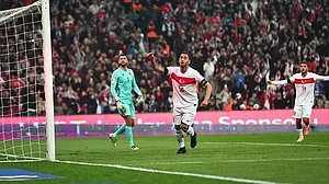 | Photo: Instagram/millitakimlar : Turkiye's Hakan Calhanoglu celebrates his goal against Bulgaria in the FIFA World Cup European Qualifiers on November 15, 2025.