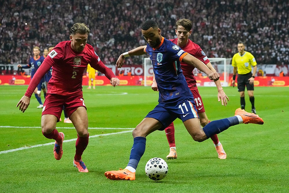 Poland vs Netherlands World Cup Soccer European Qualifiers-Cody Gakpo