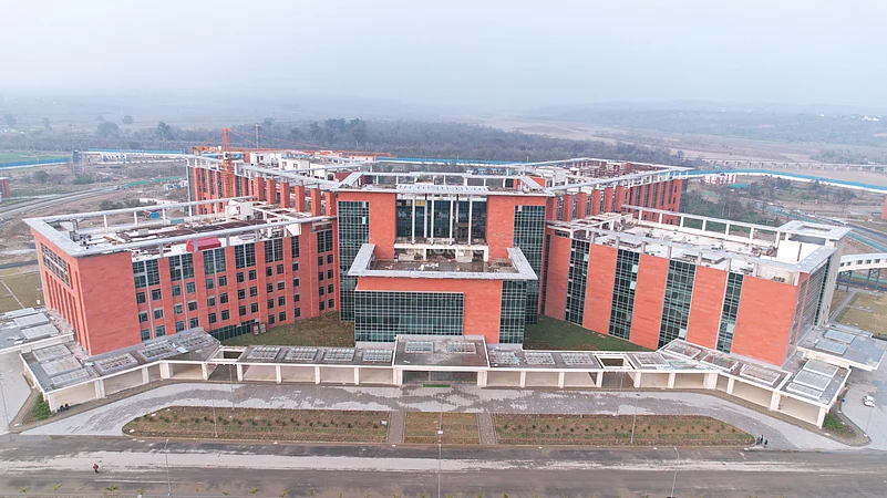 Aerial photo of AIIMS Jammu