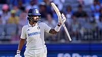 IND Vs SA 1st Test: KL Rahul Breaches 4K Mark - Check Details | Photo: AP/Trevor Collens : IND Vs AUS 1st Test, Day 2: India's KL Rahul celebrates his fifty runs
