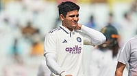 AP : India's captain Shubman Gill reacts as he leaves the field after getting retired hurt on the second day of the first Test between India and South Africa in Kolkata.