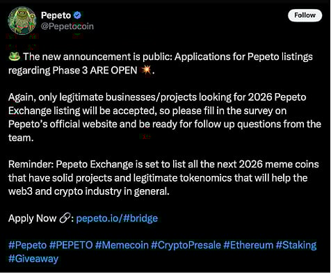 pepeto tweet