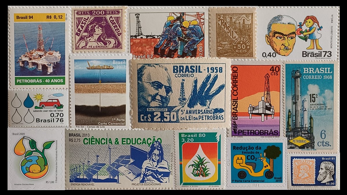 Looking At The Evolution Of The Energy Landscape In Brazil Through Philately - null