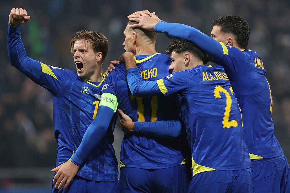 FIFA World Cup Qualifier Soccer Match: Romania vs Bosnia and Herzegovina