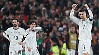 Photo: AP : Portugal Vs Armenia Live Score, FIFA World Cup 2026 European Qualifiers: Cristiano Ronaldo will miss this match after a straight red card against Republic of Ireland.