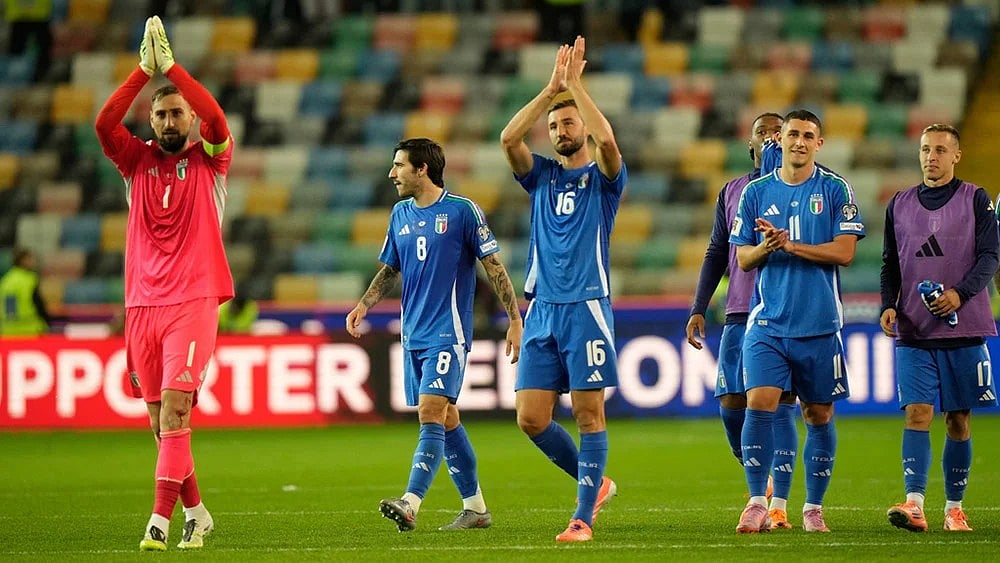 | Photo: AP/Luca Bruno : FIFA World Cup 2026 European Qualifiers: Italy vs Israel