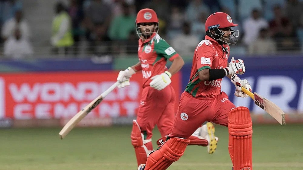 Photo: AP/Fatima Shbair : UAE Vs Oman Highlights, Asia Cup Rising Stars 2025: OMA Edge Out Opponents In Nail-Biting Last-Ball Thriller