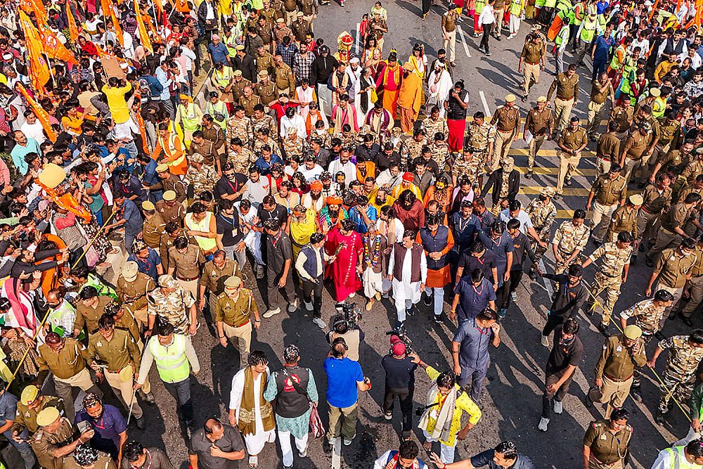 Dhirendra Shastris Sanatan Hindu Ekta Padyatra