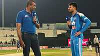BCCI : India A skipper Jitesh Sharma at the toss.