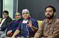 White Coats, Dark Shadows: When Doctors Turn To Terror PTI : Kanpur: Dr. Abhishek Pathak, right, roommate of Dr. Arif Mir, a Kashmir-origin cardiologist under investigation for suspected links with a Delhi blast accused, along with other doctors during a press conference, in Kanpur, Uttar Pradesh, Thursday, Nov. 13, 2025.