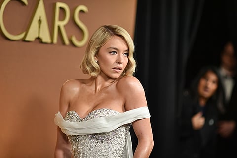 Sydney Sweeney arrives at the 16th Governors Awards at The Ray Dolby Ballroom in Los Angeles. 