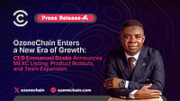 Ozone Chain Enters A New Era Of Growth: CEO Emmanuel Announces MEXC Listing, Product Rollouts, And Technical Supremacy Ozone Chain Enters A New Era Of Growth: CEO Emmanuel Announces MEXC Listing, Product Rollouts, And Technical Supremacy