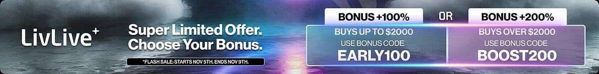 Buy LivLive ($LIVE) Banner