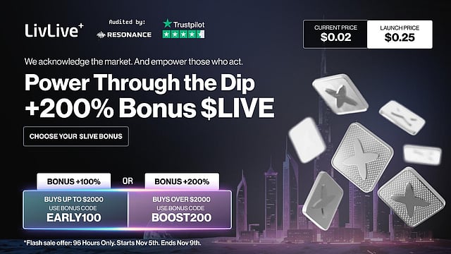 Top Crypto To Buy After Missing LINK’s ICO: LivLive ($LIVE) Price News Positions It As The Best Growing Crypto Right Now