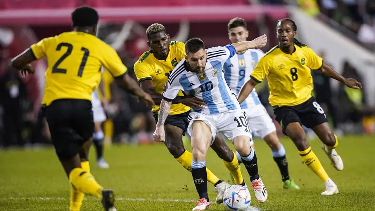 Lionel Messi's two goals for Argentina against Jamaica made it nine goals in his past three games for the national team, taking his international tally to 90. - File Photo