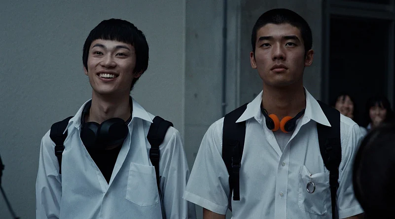 A still from Happyend (2024)