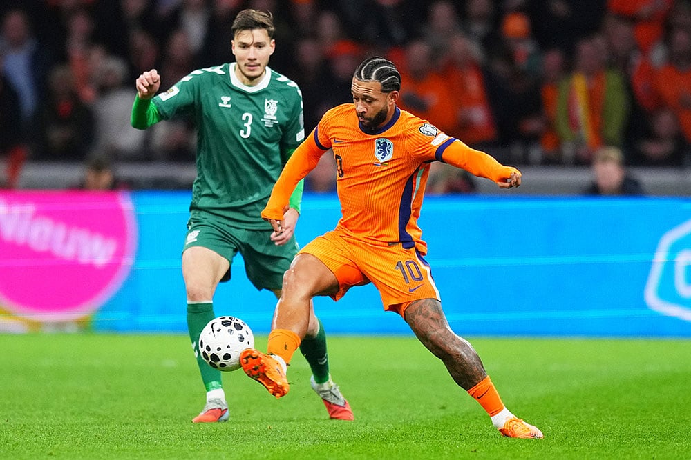 Netherlands vs Lithuania World Cup 2026 Qualifiers-Memphis Depay